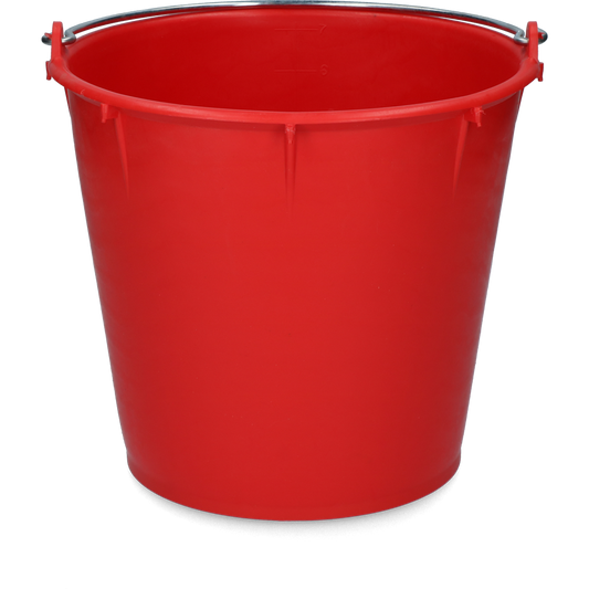 Emmer 7 l met beugel rood