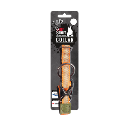 AFP Off Street Dog Collar Tangerine S