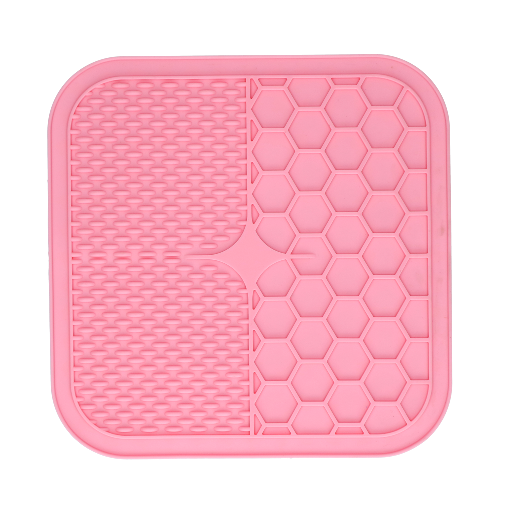 Eat Slow Live Longer Lick Mat Duo L Red