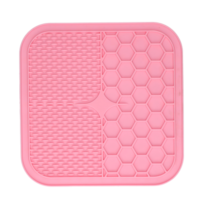 Eat Slow Live Longer Lick Mat Duo L Red