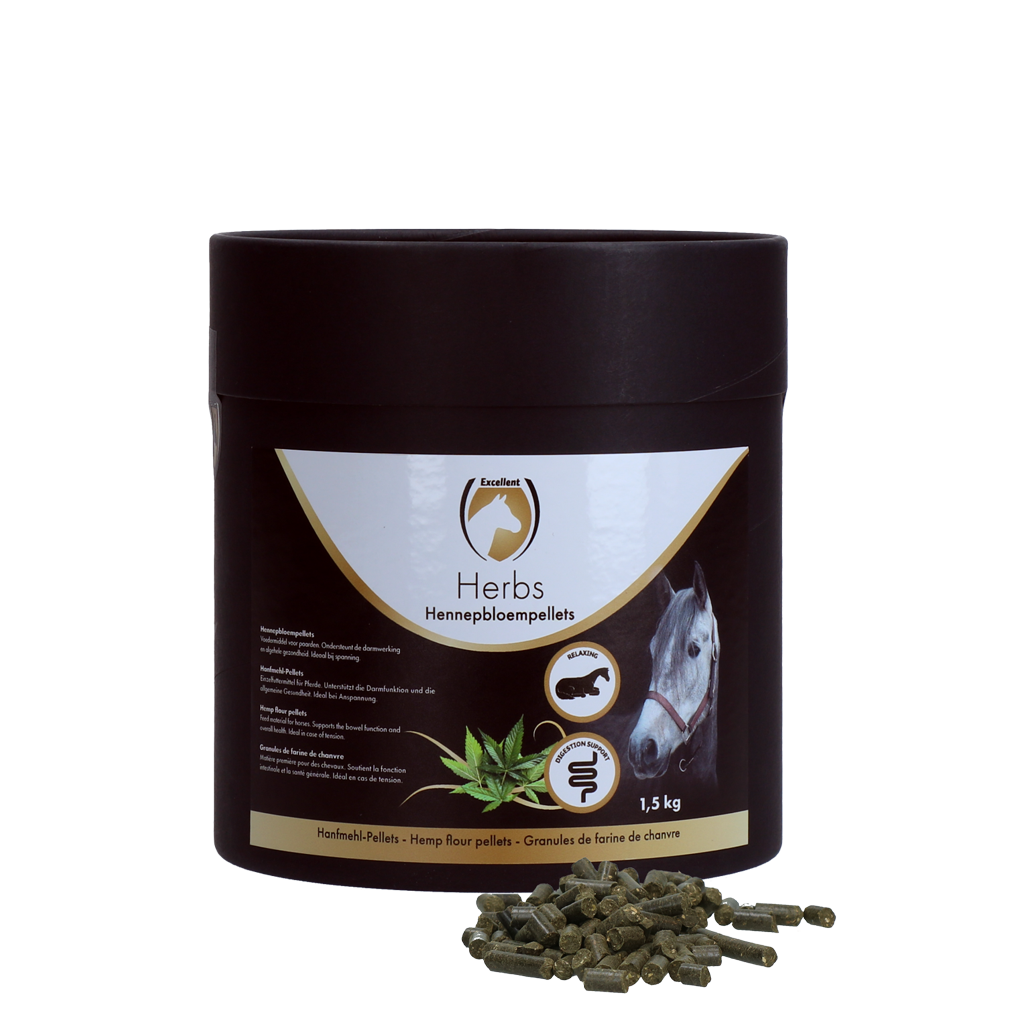 Excellent Herbs Hennepbloem pellets