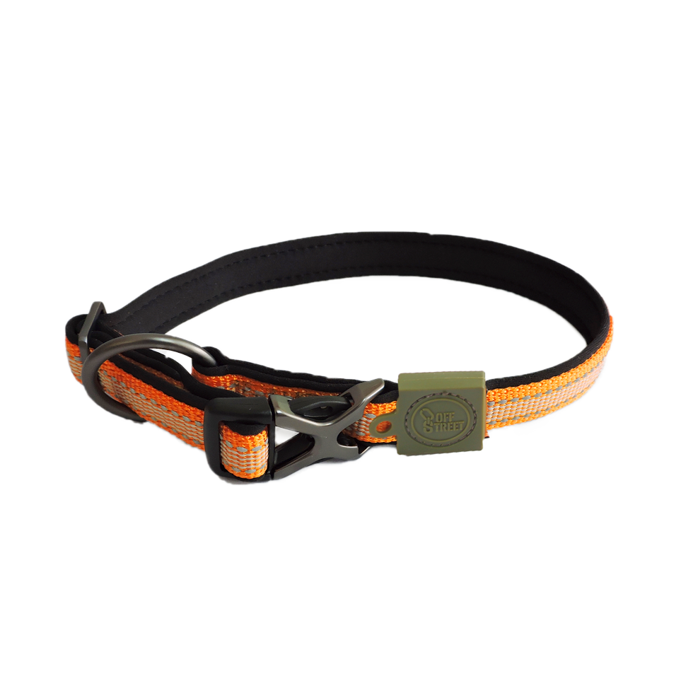 AFP Off Street Dog Collar Tangerine S