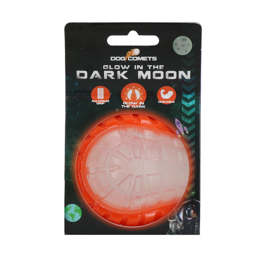 Dog Comets Glow in the Dark Moon Orange L