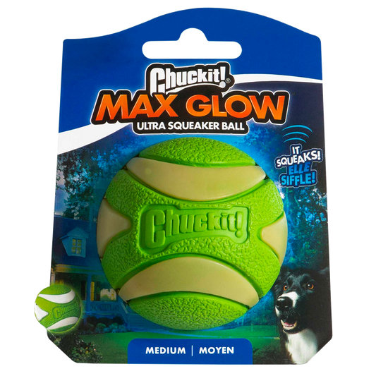 Chuckit Max Glow Ultra Squeaker