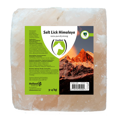 Excellent Horse Salt Lick Himalaya 3-4 kg (Met touw)