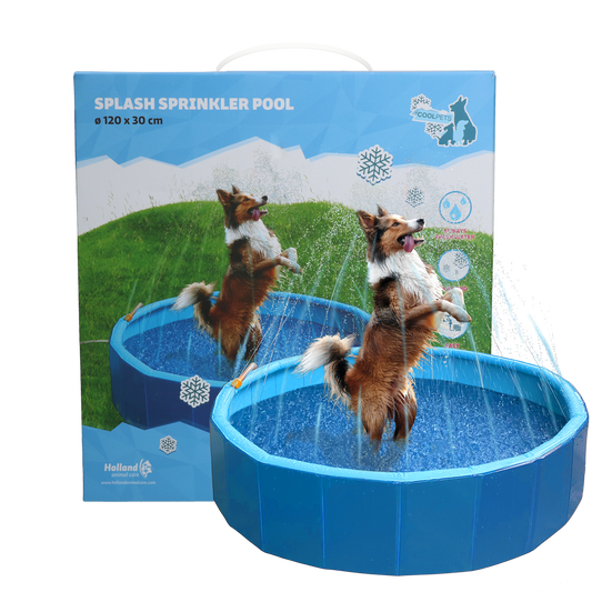 Coolpets Splash Sprinkler Pool 120cm, 30 cm