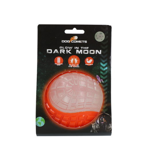 Dog Comets Glow in the Dark Moon Green S