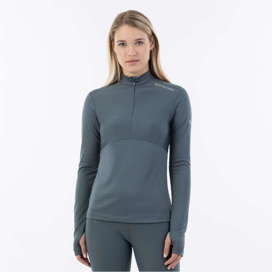 BR zip-up pullover Dewie dames dark slate