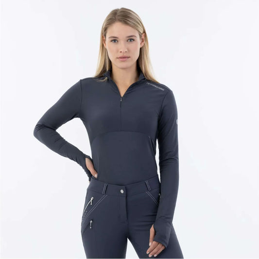 BR zip-up pullover Dewie dames inkwell