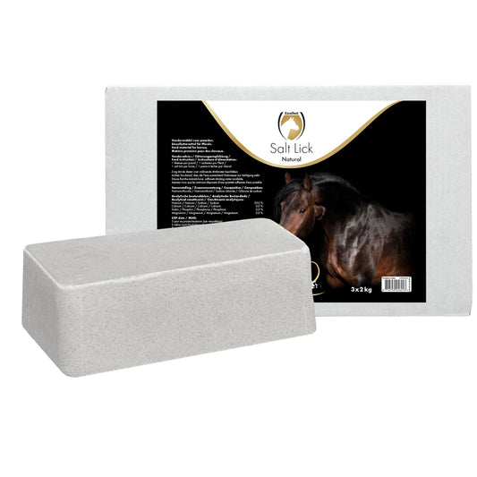 Excellent Horse Salt Lick Naturel 3 x 2 kg